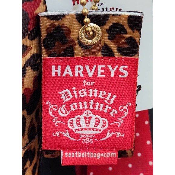 Harvey's For Disney Couture Minnie Mouse Leopard Print Seatbelt Purse NWT! - Picture 8 of 16